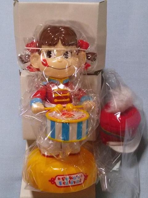 ペコちゃん フェスタ ゼンマイ人形②当選品 当選品◇不二家 ペコちゃん フェスタ人形◇ゼンマイ式 未使用品