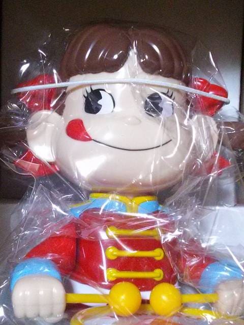 ペコちゃん フェスタ ゼンマイ人形②当選品 当選品◇不二家 ペコちゃん フェスタ人形◇ゼンマイ式 未使用品