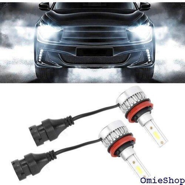 Akozon Ԃ̃wbhCgd 2  H8/H9 h LED tHOCgv 110W 6000K 537  /oCN