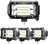 作業灯 LED ワークライト 72w 12v-24v兼用 広角タイプ 5インチ 4個セット