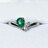 ダイヤモンド×エメラルド リング Pt900 0.30ct 0.10ct 4.8g