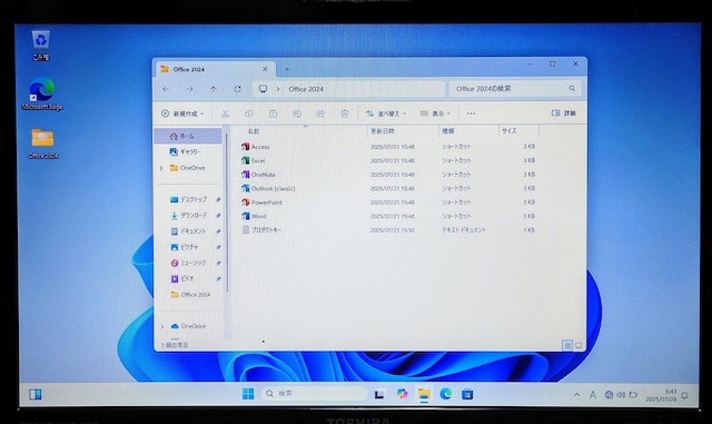 TOSHIBA dynabook Corei7 8GB SSD256GB Windows11 u[C WebJ PC  PC{/Ӌ@ 
