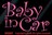 Baby in Car/ステッカー(ライトピンク/ベビーインカーcur.ver15)屋外耐候素材