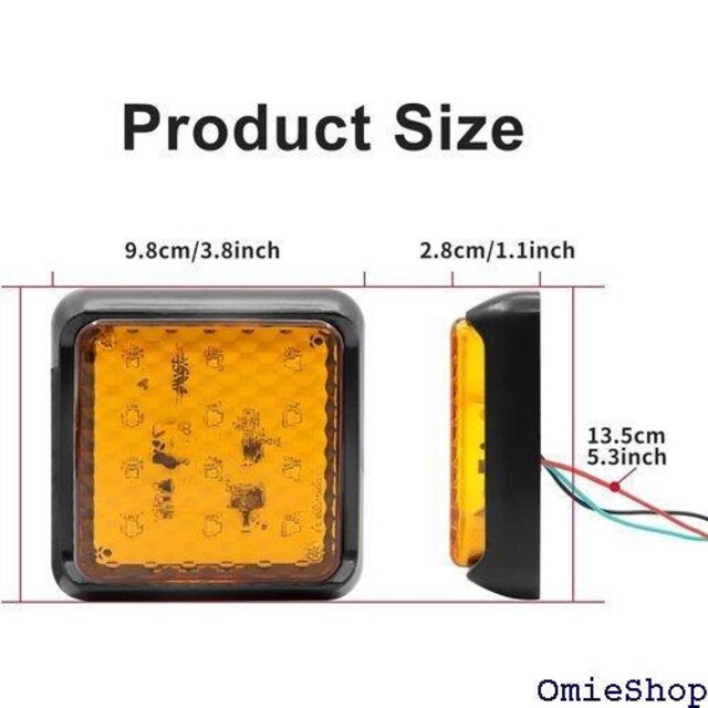 X-STYLE e[v LED 12V 24V Cg d JX^ MCg 2Zbg Ao[ 570  /oCN