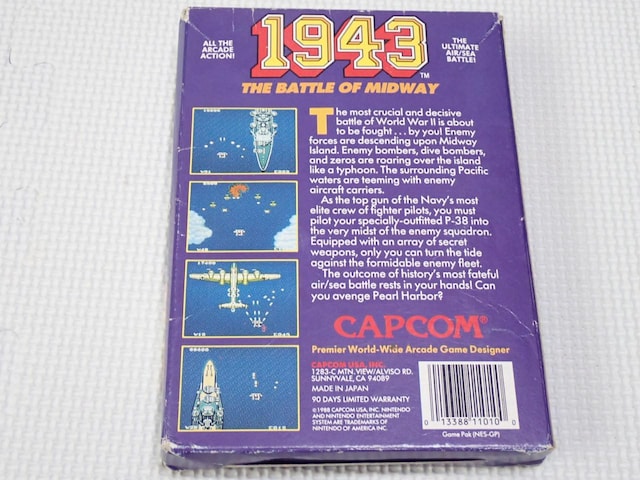 FC1943 THE BATTLE OF MIDWAY NES CO kĔ  Q[{/\tg 
