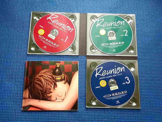 CD 3g Reunion GONZO Compilation 1998~2005  CD/DVD/rfI 