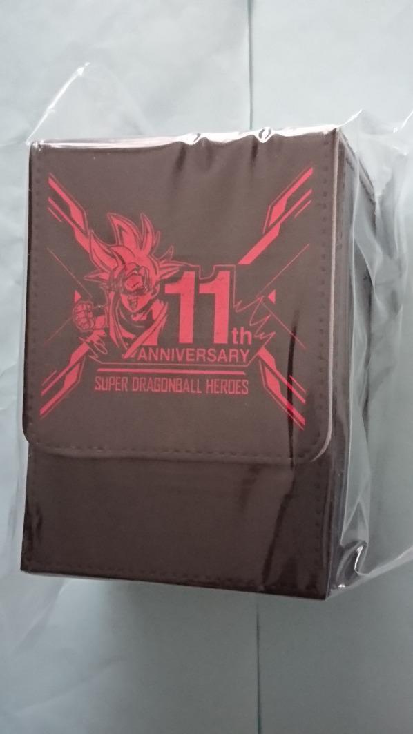 ⭐︎サービス品⭐︎ ドラゴンボールヒーローズ デッキケース 11th スーパードラゴンボールヒーローズ SDBH 11th anniversaryデッキ