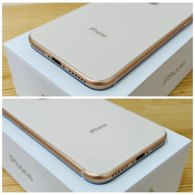 B 100% iPhone 8 64 GB SIMt[ S[h {  Ɠd/AV 