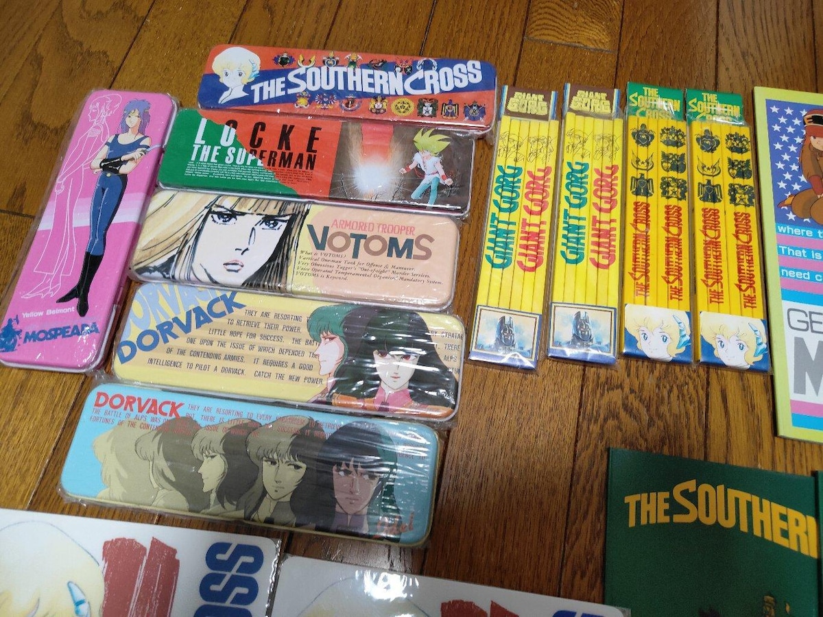 昭和レトロ アニメ 雑貨 ノート 下敷 缶ペンケース まとめ売り