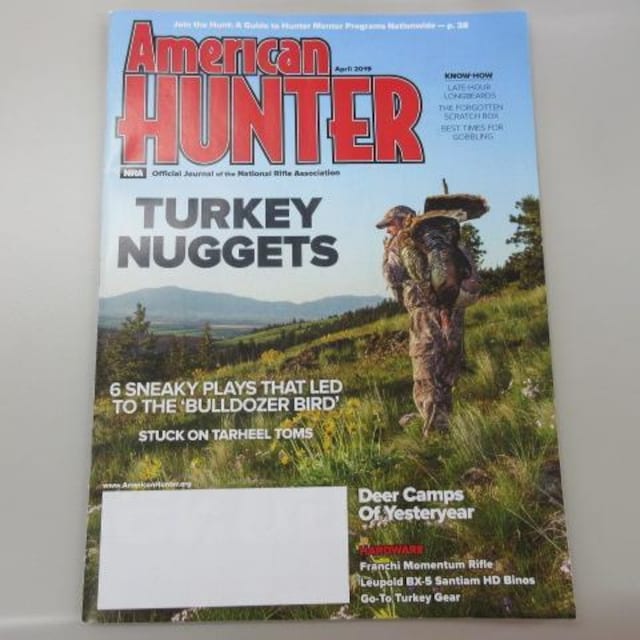 AMERICAN HUNTER April 2019   {/G 