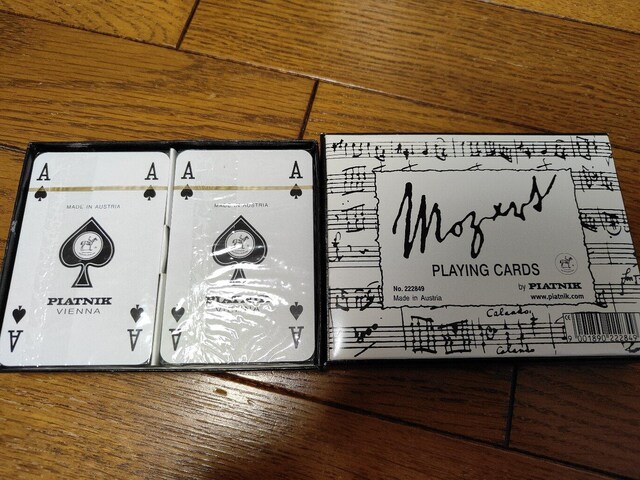 MOZART [c@g Playing Cards  PIATNIX gv J[h J    