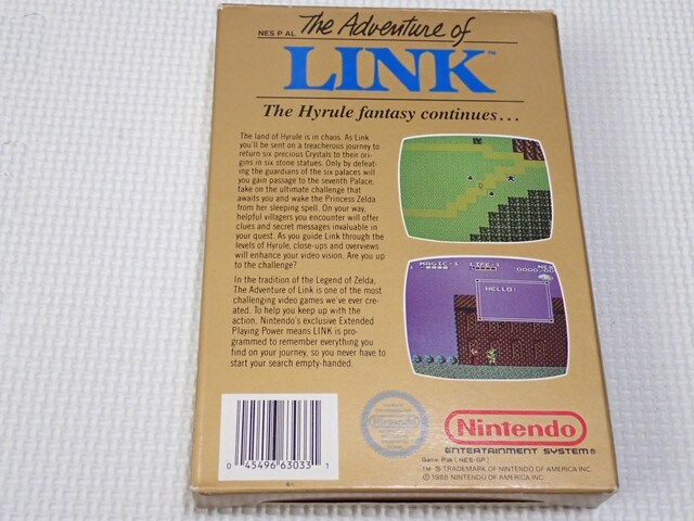 FCTHE ADVENTURES OF LINK ZELDA 2 NES CO kĔ  Q[{/\tg 