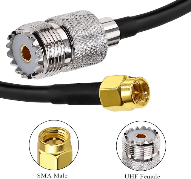 SMA UHF  P[u RG58 6.6fti2MjTUOLNK SMAIX- SO239 X  zr[ 