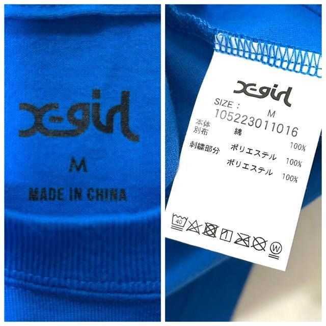 i X-girl SATIN PATCH L/S WIDE TEE MTCY  uh 