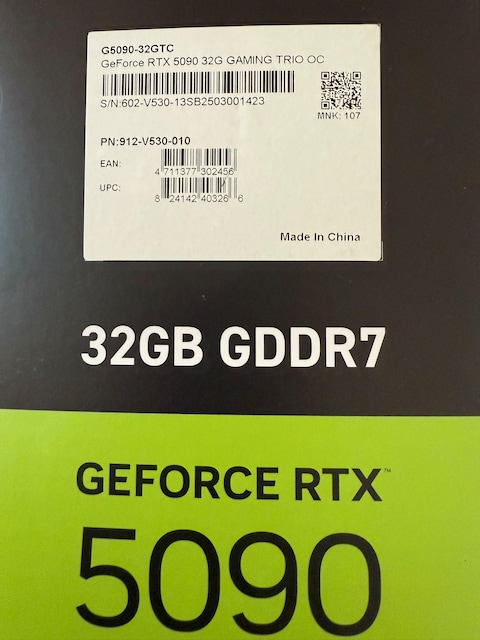 MSI GeForce RTX5090 32G GAMING TRIO OC NVIDIA  PC{/Ӌ@ 