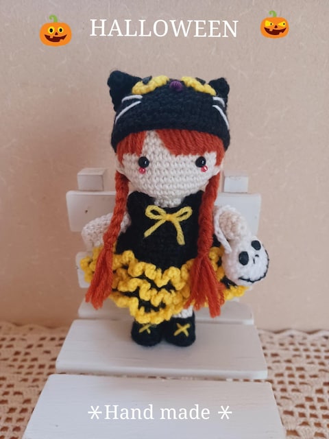Hand made@@LƏ̎qHALLOWEEN*݂*L[z_[OK 