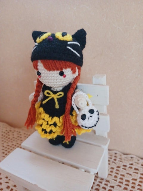 Hand made@@LƏ̎qHALLOWEEN*݂*L[z_[OK