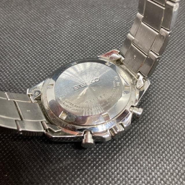  SEIKO ZCR[ CHRONOGRAPH rv 8T63-00D0  uh 