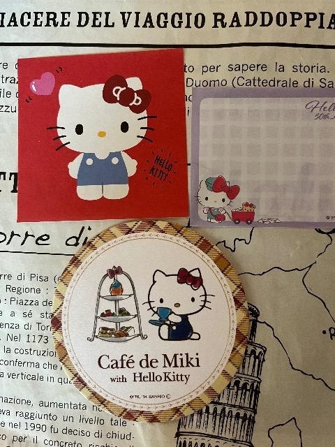 uCafe de Miki with Hello KittyvR[X^[LeB@TI@t    
