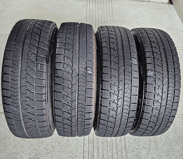 uaXg ECOFORME 14in 5.5J+38 PCD100 BRIDGESTONE BLIZZAK VRX@4{Zb  /oCN