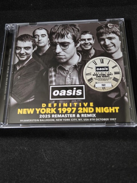 OASIS  NEW YORK 1997 2CD   CD/DVD/rfI 