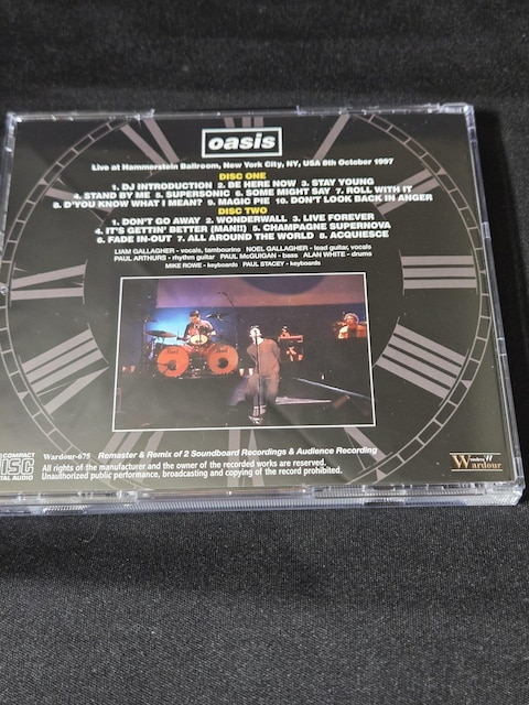 OASIS  NEW YORK 1997 2CD  CD/DVD/rfI 