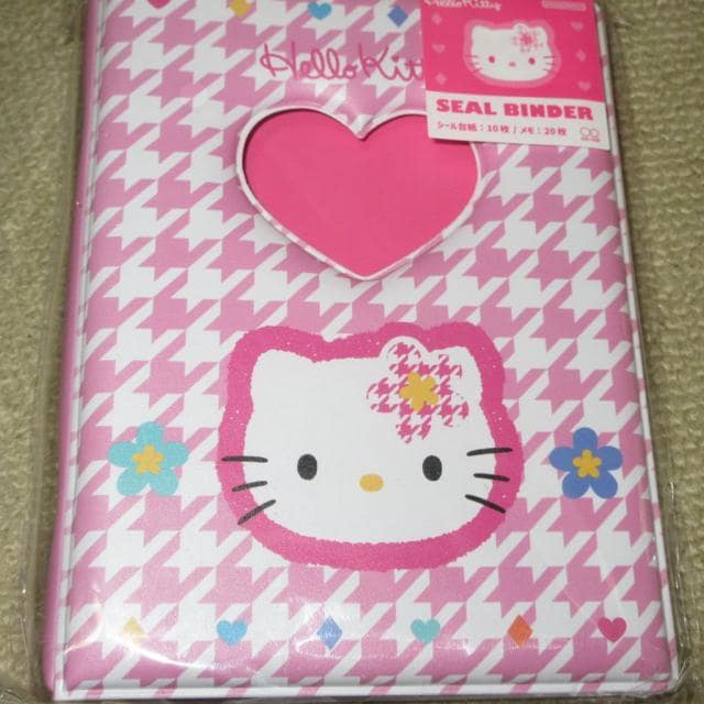 未開封☆ハローキティ＊サンスター文具＊シールバインダー手帳