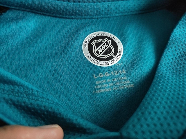 NHL San Jose Sharks  Tm[V[NX ACXzbP[ Vc ^Ot L  W[/X|[c 