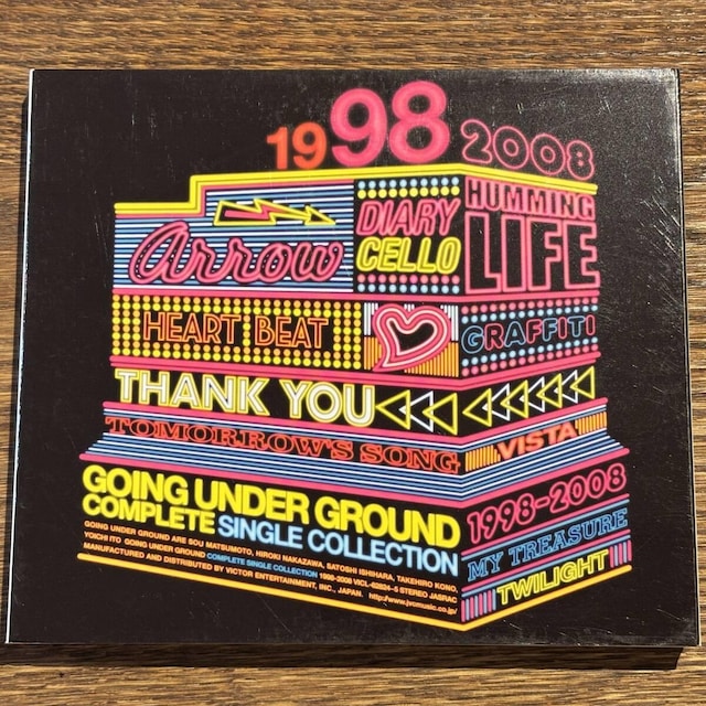 yGOING UNDER GROUNDzCOMPLETE SINGLE~   CD/DVD/rfI 