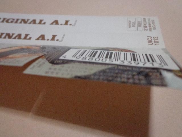 CD  A.I.uORIGINAL A.I.v CDABlu-rayADVD 2ő180~  ^gObY 
