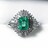 ダイヤモンド×エメラルド リング Pt900 0.80ct 0.45ct 5.6g