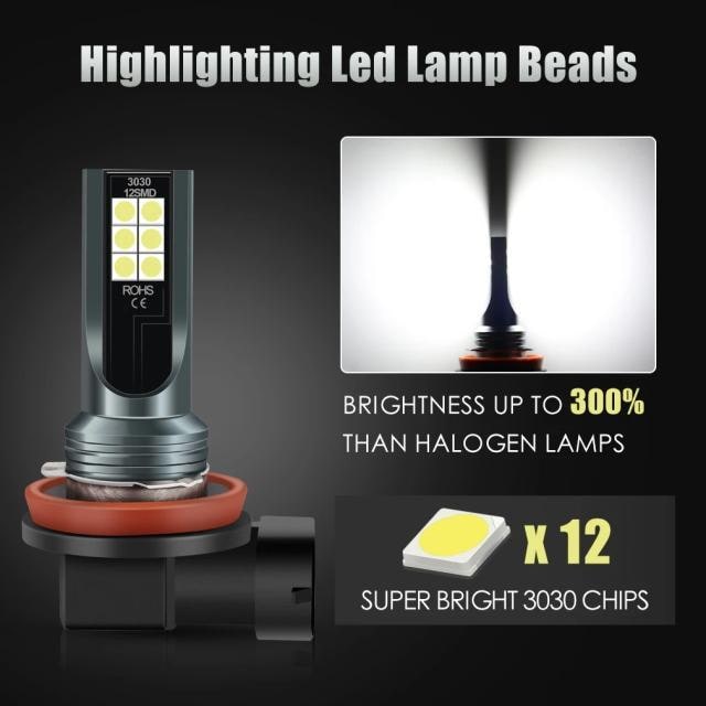 H8/H11/H16pLEDou6000PrQg 邢1400lm LED3030LEDCg   /oCN