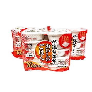 低温製法米のおいしいごはん 国産米100% 180g×30パック