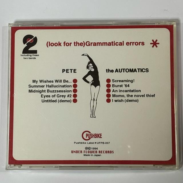 The Automatics + Pete ] Grammatical Errors  CD/DVD/rfI 