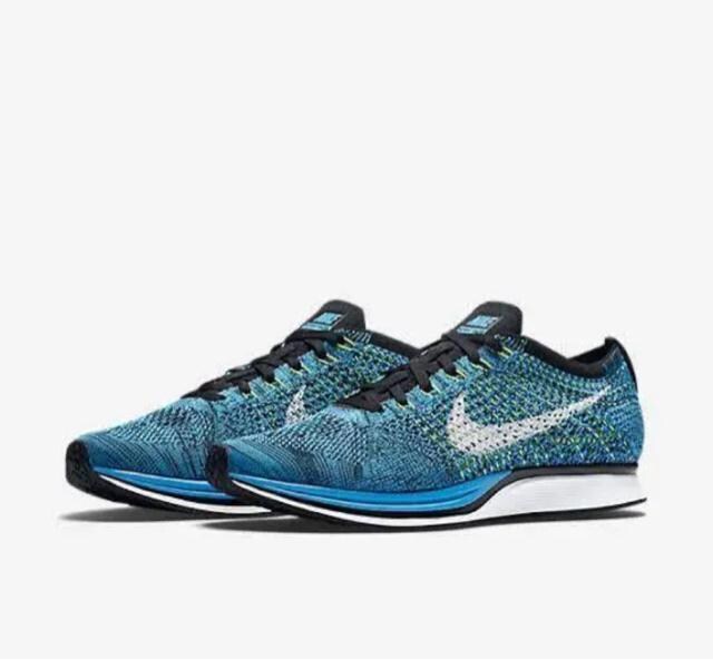 NIKE FLYKNIT RACER Blue Cactus 28.5cm   uh 