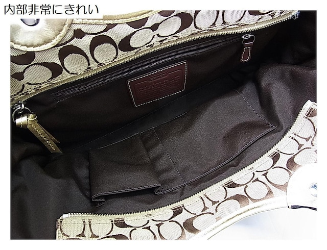 500~X^Ki Ǖi COACH R[` g[gobO 14385@x[W@S[h  uh 
