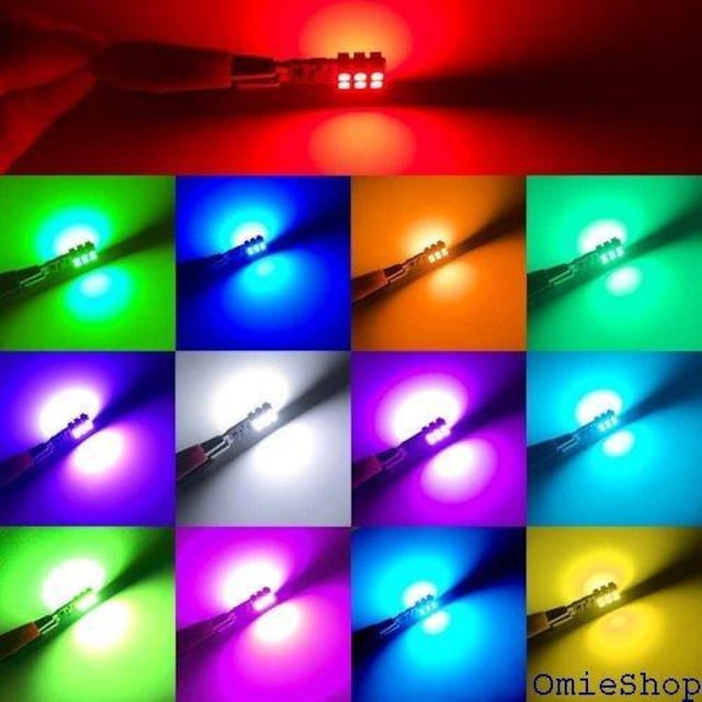 Futwod |WVv T10 LED RGB `J[ 13Fؑ Xg{ 3535SMD 12A 171  /oCN