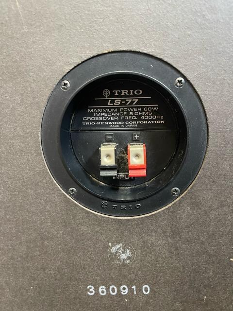 TRIO gI LS-77 Xs[J[  1ubNVFt^@ғOK  Ɠd/AV 