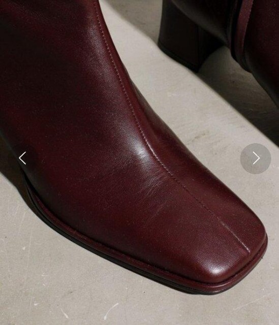 Plagew 2021AW JANE SMITH/SQUARE TOE SHORT BOOTS 37TCY(23.5p)  uh 