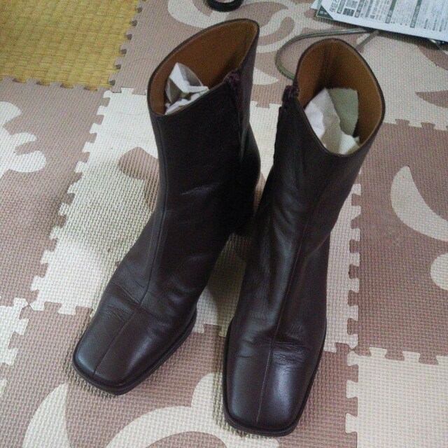Plagew 2021AW JANE SMITH/SQUARE TOE SHORT BOOTS 37TCY(23.5p)  uh 