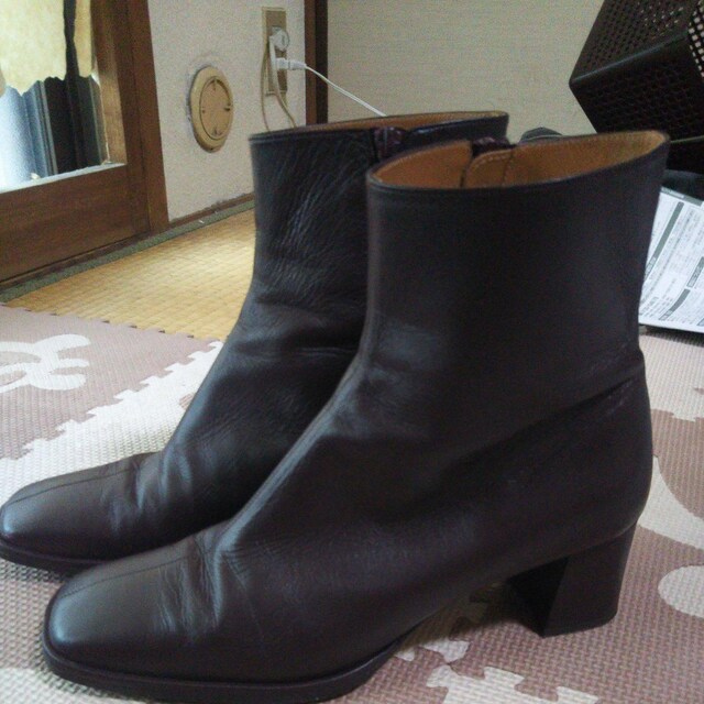 Plagew 2021AW JANE SMITH/SQUARE TOE SHORT BOOTS 37TCY(23.5p)  uh 