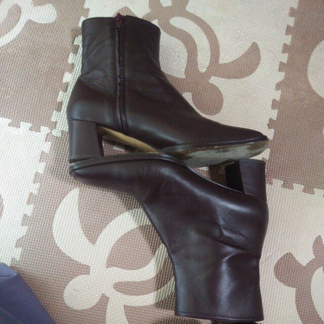 Plagew 2021AW JANE SMITH/SQUARE TOE SHORT BOOTS 37TCY(23.5p)  uh 