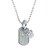 新品◆JUSTIN DAVIS◆DIAMOND DOG TAG NECKLACE◆40cm◆10万