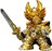 牙狼デフォルメ魔戒コレクション 黄金騎士ガロ メッキver. ●新品未開封美品