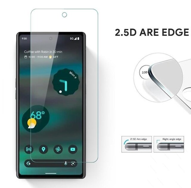 KXZbg Google Pixel 6a NA VR P[X Jo[ KX ی tB sNZ 6a  Ɠd/AV 
