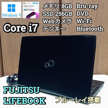 FUJITSU LIFEBOOK Corei7 8GB SSD256GB u[C Word Excel WebJ
