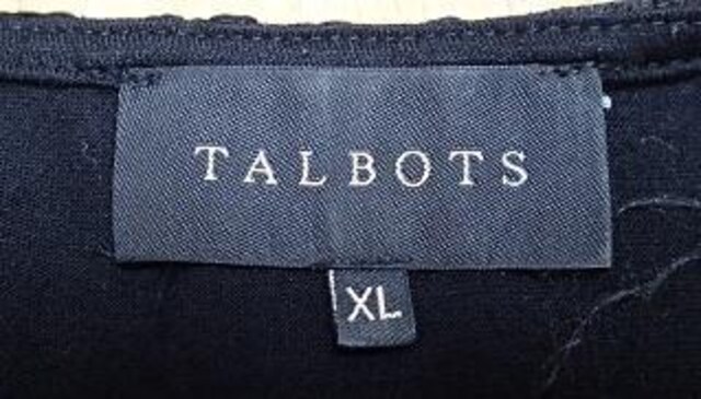TALBOTS ^{bg^fUCs[X@@Vv^ubN^傫TCYXL  t@bV 