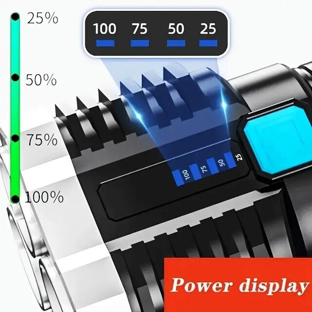 Xi790~Anyice USB[dً}pd - 4iK̖邳LEDfBXvCAobe[쓮i800mAhj