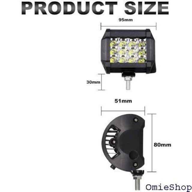 zmart 4C` 72W 24SMD  LED gbN J[ gN^[ ATV LED wbhCg 242  /oCN