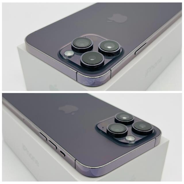 B 100 iPhone 14 Pro Max 256 GB SIMt[ {  Ɠd/AV 